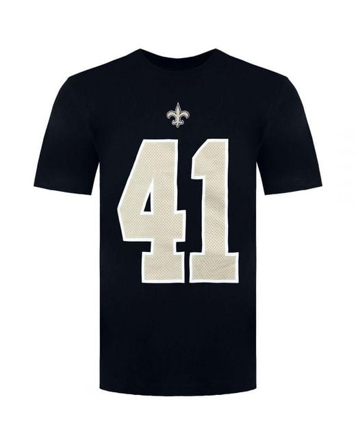 Nike Blue Nfl New Orleans Saints 41 Alvin Kamara T-Shirt for men