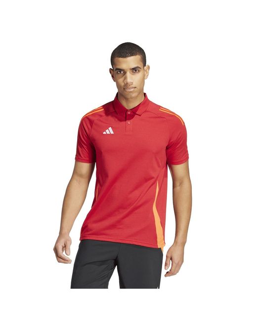Adidas Red Tiro24 C Polo Shirt for men