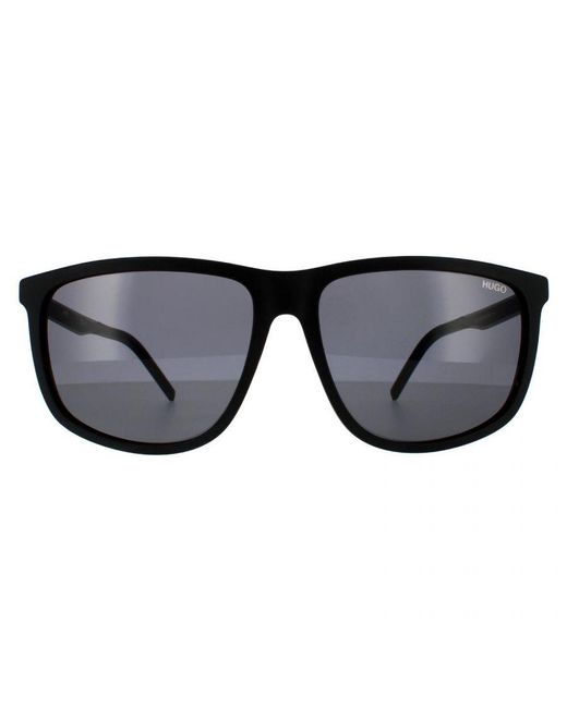 Boss Black Hugo Boss By Rectangle Matte Sunglasses for men