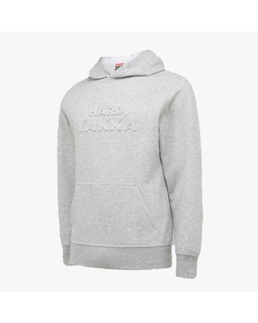 Hard Yakka Gray Embossed Pullover Sweatshirt Cotton for men