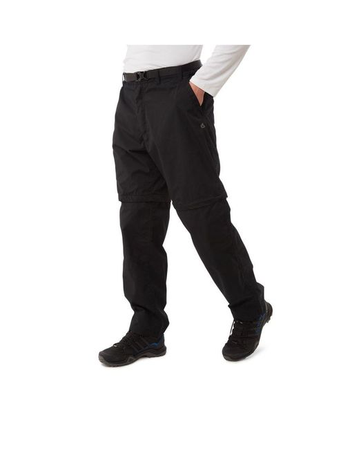 Craghoppers Blue Expert Kiwi Tailored Cargo Trousers for men