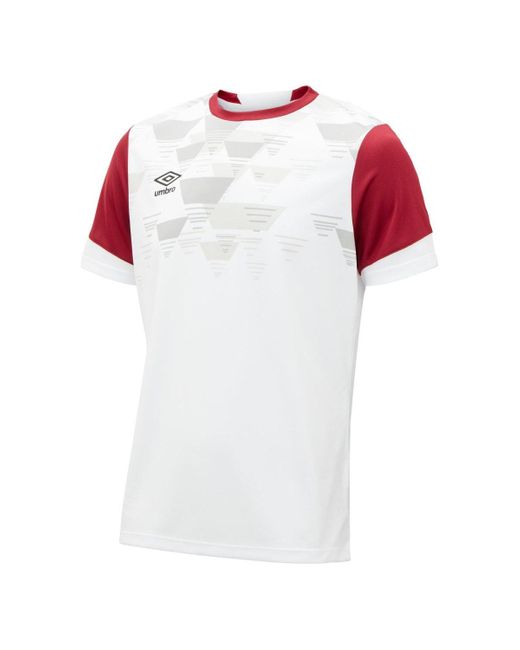 Umbro White Vier Jersey /New Claret) for men