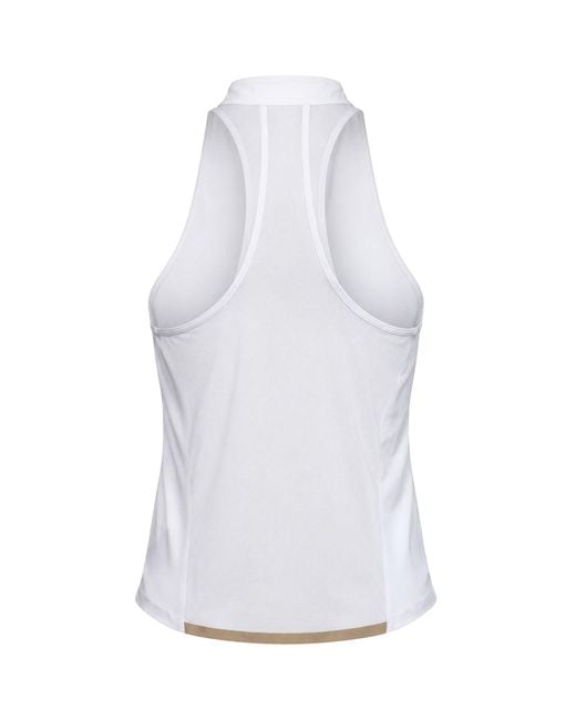 Under Armour White Run Mesh Racer Vest