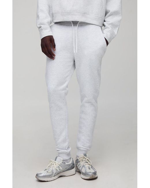 BoohooMAN Gray Basic Skinny Fit Jogger for men