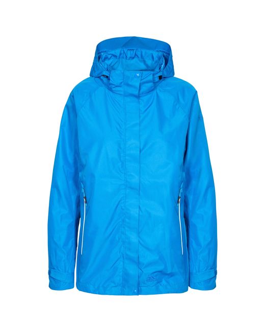 Trespass Blue Ladies Review Waterproof Jacket