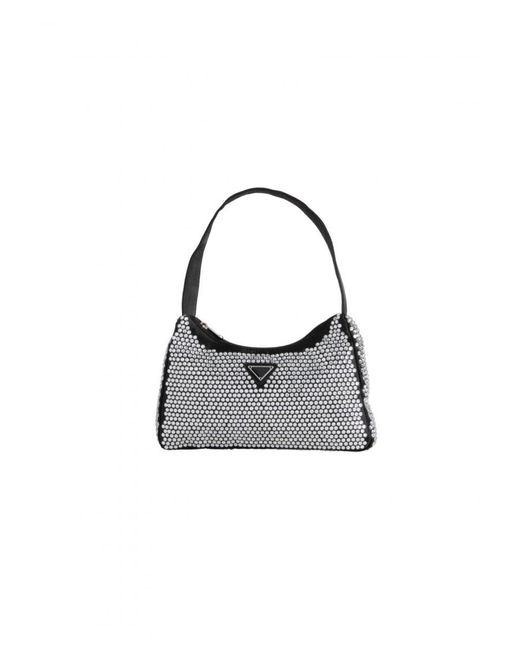 Where's That From White 'Avery' Sparkly Bag With Top Handle