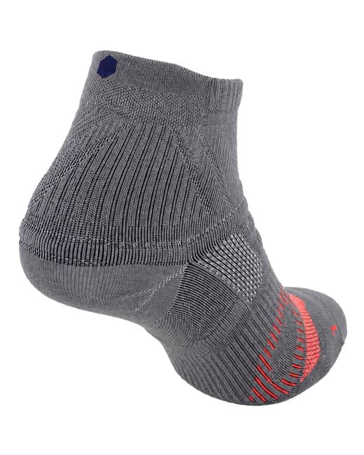 Under Armour Gray 1-Pack Rush Quarter Socks for men