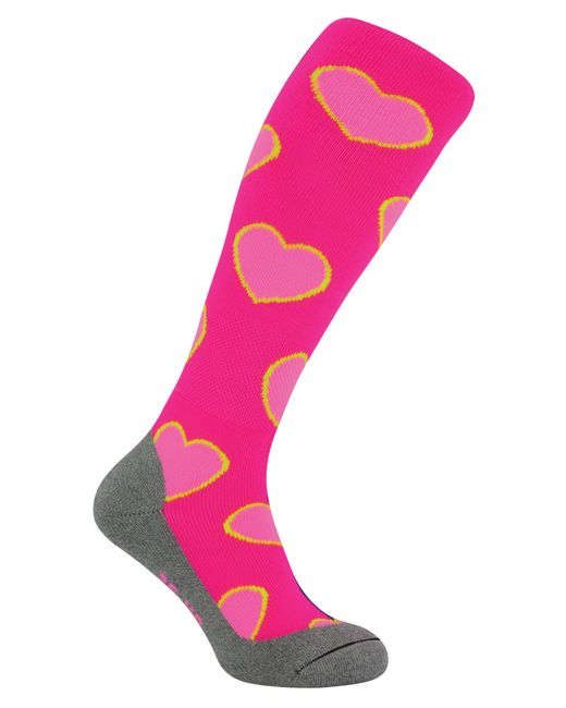 Hingly Pink Hockey Socks With Colourful Cool Funny Funky Designs for men