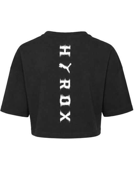 PUMA Black X Hyrox Cropped Lifestyle T-Shirt