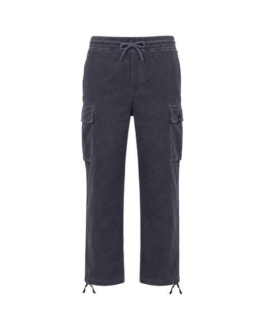 Nicce London Blue Line Cord Pants for men