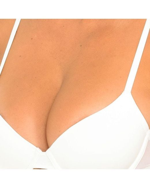 Dim White Comfort Bra With Underwire D05Ez