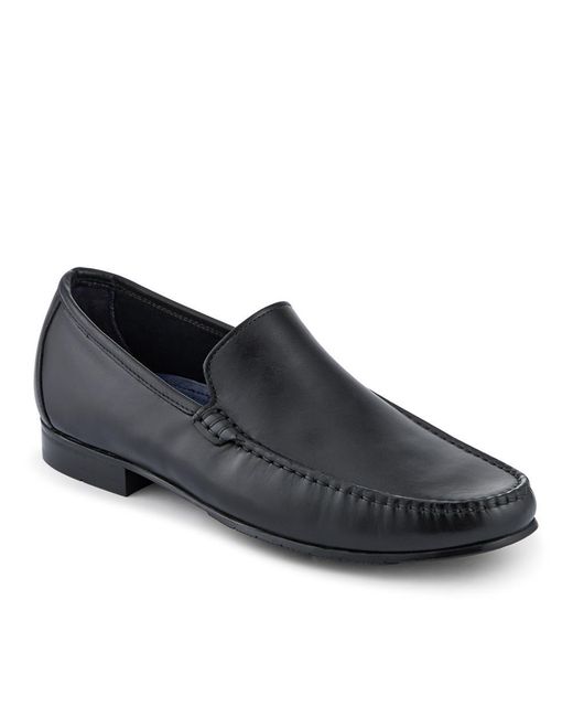 Jones Bootmaker Blue Quint Casual Leather Slip-On Loafers for men