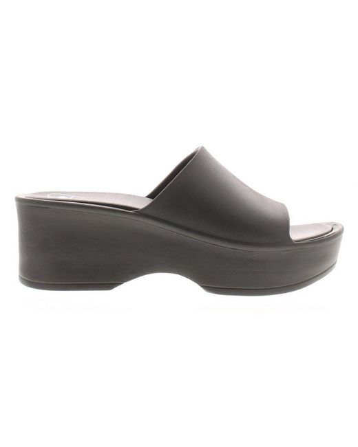 Rocket Dog Gray Sandals Heeled Wedge Petal Slip On