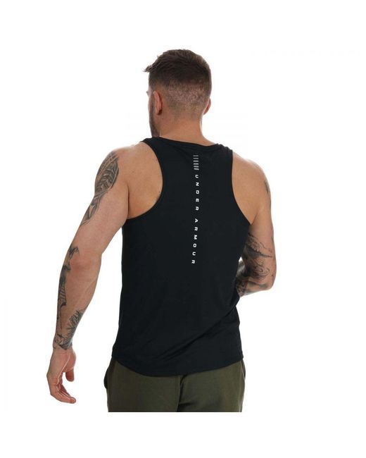 Under Armour Black Ua Speed Stride Shock Vest for men