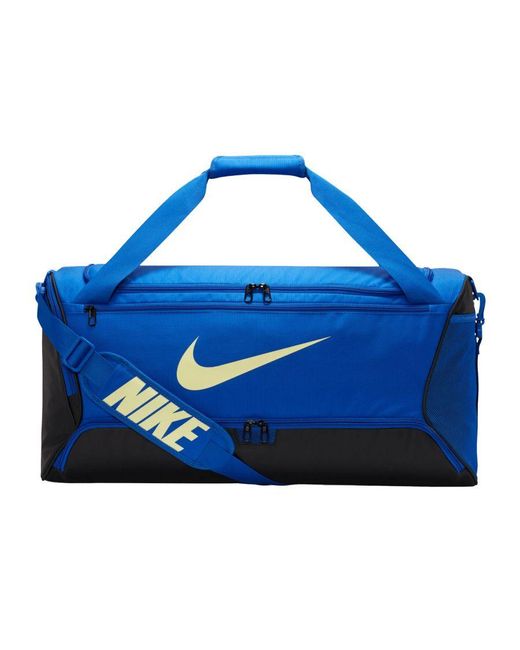 Nike Blue Brasilia Swoosh Training 60l Duffle Bag