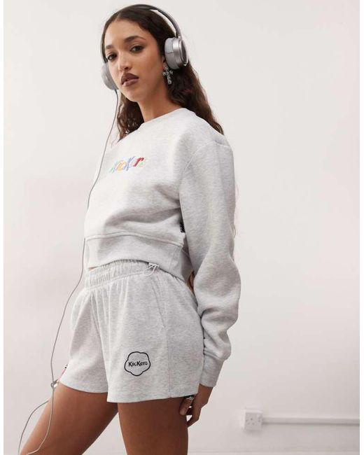 Kickers White Knit Shorts