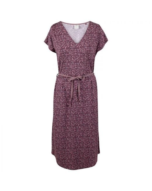 Trespass Purple Ladies Lynsey Dress (Damson)