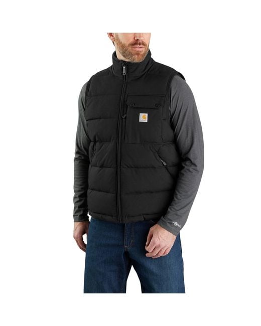 Carhartt Black Carhartt Gilets Wip Insulated Montana Loose Fit Vest for men