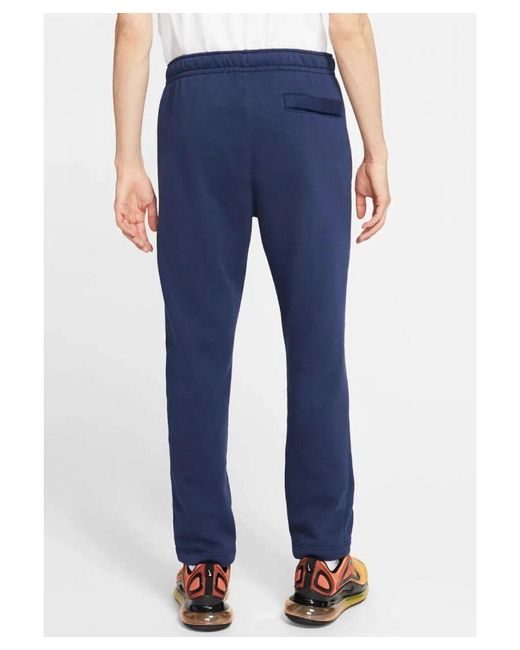 Nike Blue Sportswear Club Fleece Openhem Joggers for men