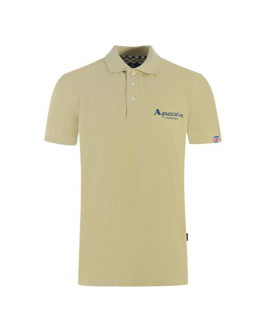 Aquascutum Green London Classic Polo Shirt for men