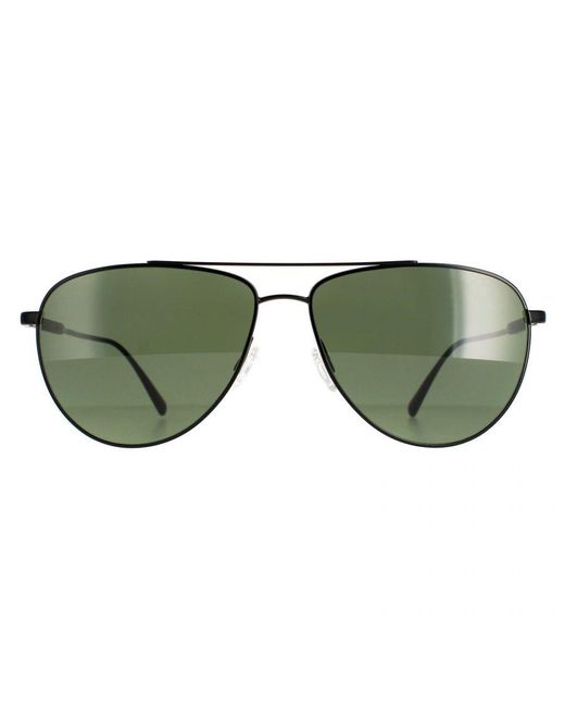 Oliver Peoples Green Aviator Matte G15 Disoriano Ov1301S Metal for men