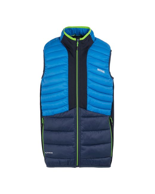 Regatta Blue Leedre Hybrid Gilet (Olympian/ for men
