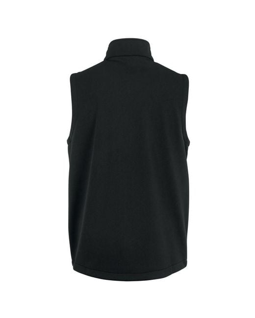 Russell Black Smart Softshell Gilet for men
