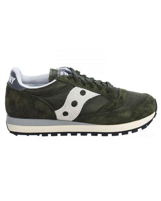 Saucony Green Sports Shoes Jazz 81 for men