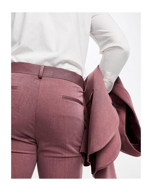 ASOS Red Skinny Suit Trousers for men
