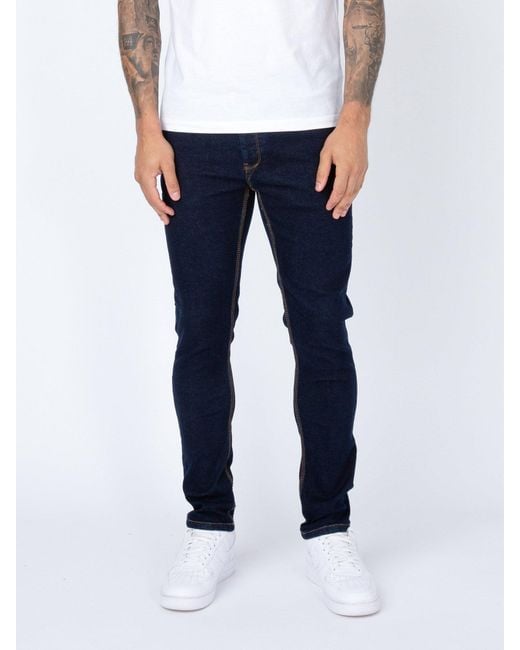 Luke 1977 Blue Vac Slim Fit Dark/ Jeans Denim for men