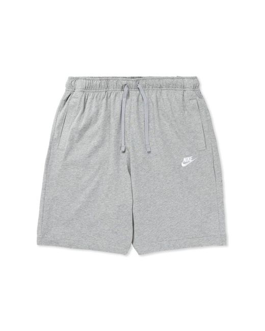 Nike Gray Sportswear Club Shorts/ Cotton for men