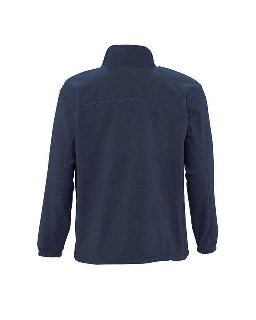 Sol's Blue North Full Zip Outdoor Fleece Jacket for men