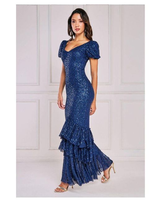 Goddiva navy dress cheap