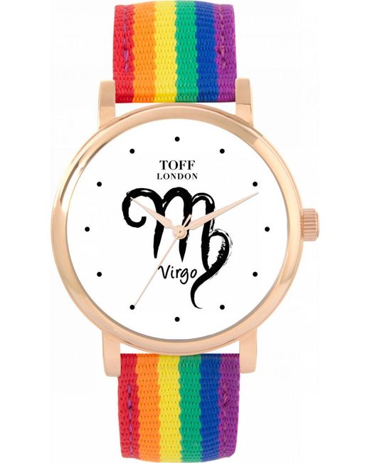 Toff London White Tlws-72807 Ladies Virgo Watch