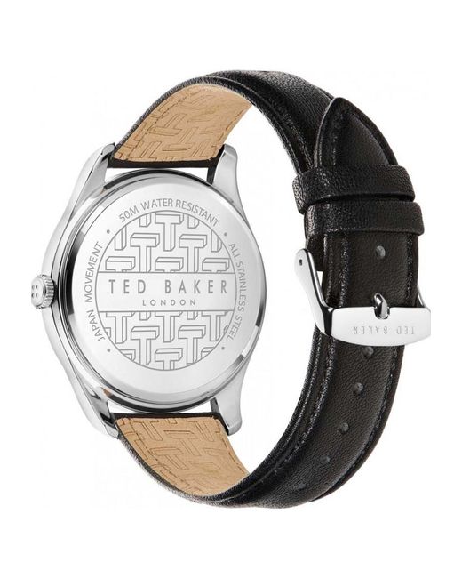 Ted Baker Gray Bkplts202 Leytonn Watch for men