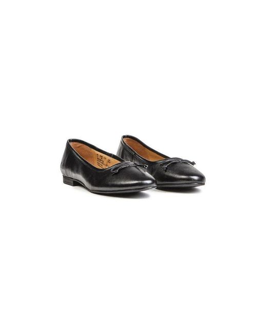 Hush Puppies Black Naomi Memory Foam Ballet Shoes