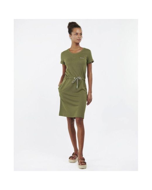 Barbour Green Baymouth Dress Ldr0415