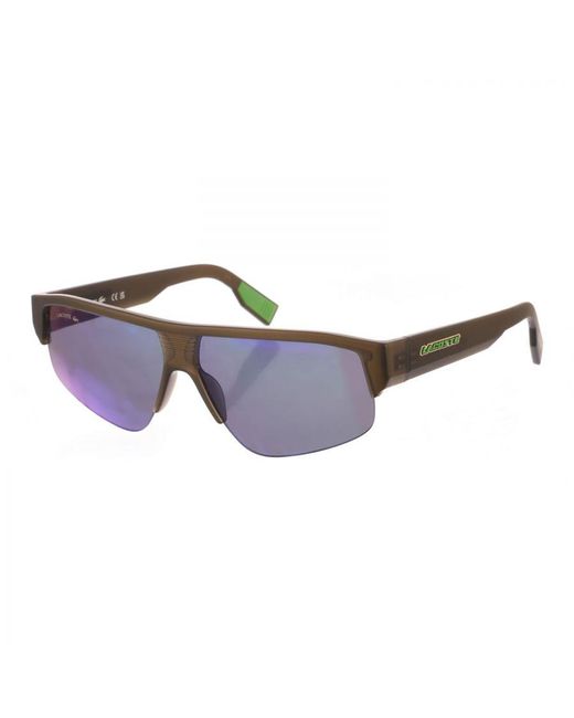 Lacoste Blue Rectangular Shaped Acetate Sunglasses L6003S for men