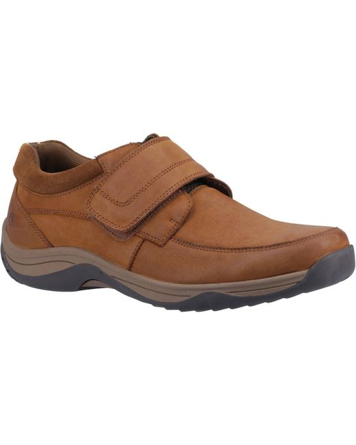Hush Puppies Douglas Leder Herren Tan Nubuck Mokassins Schuhe in Brown für Herren