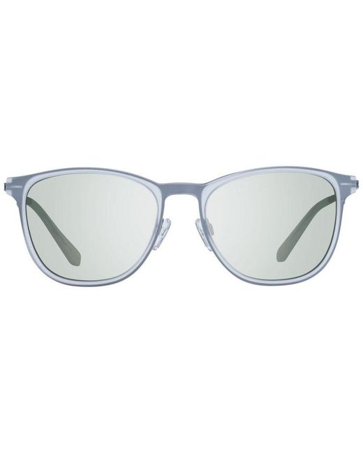 Ted Baker Gray Trapezium Sunglasses With 100% Uva & Uvb Protection for men