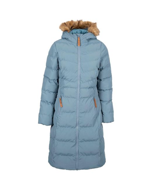 Trespass Blue Ladies Audrey Padded Jacket (Pewter)
