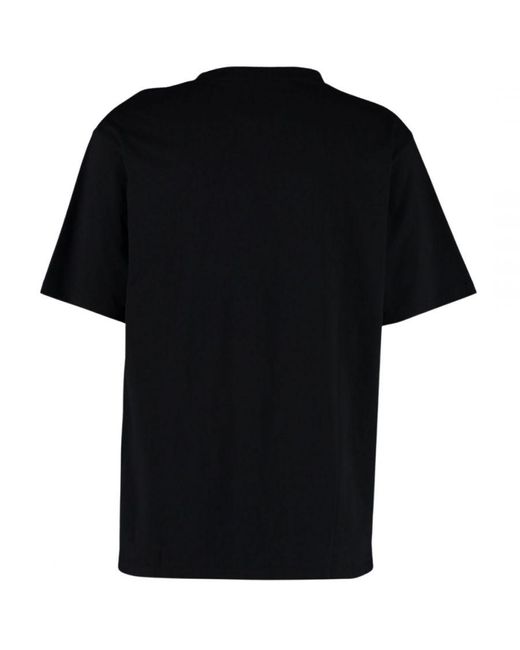 Balmain Black Paris Classic Branded Logo T-Shirt Cotton for men