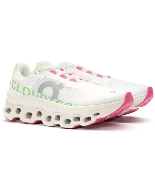 On Shoes White On Cloud Monster Trainers