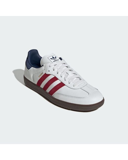 Adidas Originals Red Samba Og Shoes for men