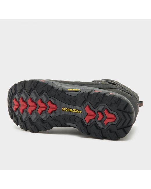 Peter Storm Black Arnside Ii Waterproof Walking & Hiking Mid Boot With Stormgrip Outsole for men
