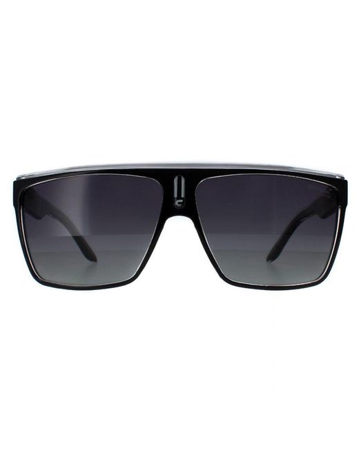 Carrera 22 P56/wj Zwart Wit Grijs Gradiënt Gepolariseerde Zonnebril | Sunglasses in het Blue
