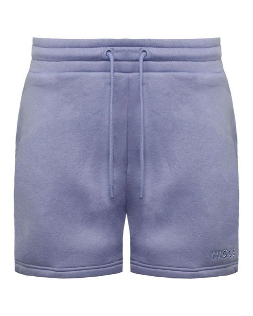 Nicce London Blue Ersa Jog Shorts
