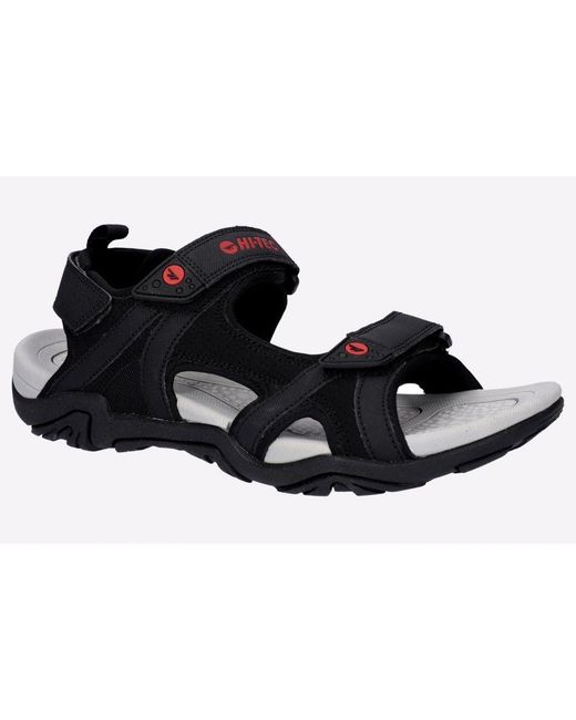 Hi-tec Black Crater Sandals for men