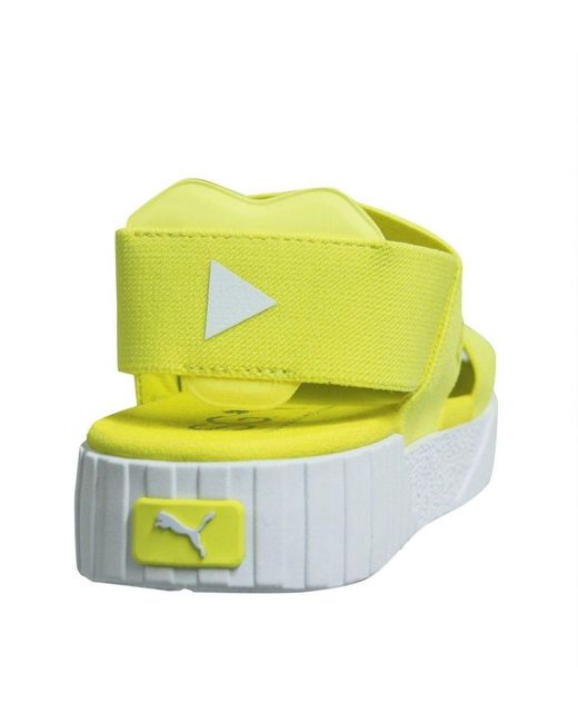 PUMA Yellow Cali X Selena Gomez Sandals