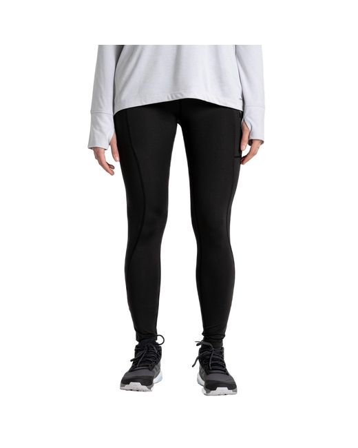 Craghoppers Black Ladies Kiwi Pro Plain Leggings